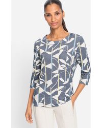 Olsen - Sweatshirt (1-tlg) Gerader Schnitt - Lyst
