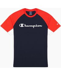 Champion - Kurzarmshirt Crewneck T-Shirt - Lyst