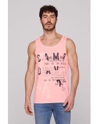 Camp David - Tanktop aus Baumwolle - Lyst