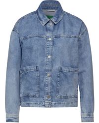 Street One - Jackenblazer LTD QR Denim-Jacket.bleached - Lyst