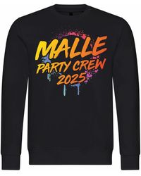 deinshirt - Rundhalspullover Pullover Malle Party Crew 2025 Mit Print Motiv, Grafik - Lyst