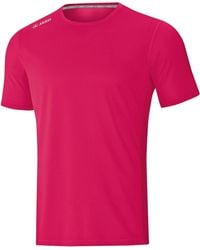 JAKÒ - Kurzarmshirt T-Shirt Run 2.0 gelb/ blau - Lyst