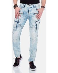 Cipo & Baxx - Cargojeans Jeans mit Deko-Zippern in Regular Fit, CD-435 - Lyst