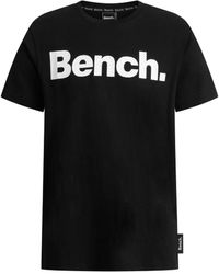 Bench - Unifarbenes Kurzarm T-Shirt LEANDRO - Lyst