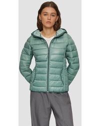 QS - Winterjacke Outdoor-Jacke Gesteppte Outdoor-Jacke Mit Kapuze - Lyst
