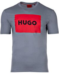 HUGO - T-Shirt - Dulive222, Rundhals, Kurzarm - Lyst