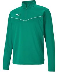 PUMA - Fleecepullover Trainingstop teamRISE 1/4 Zip Top 657394 - Lyst