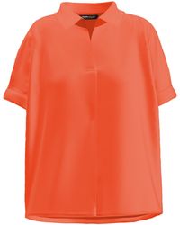 FRANK WALDER - Kurzarmshirt in figurumspielender Form - Lyst