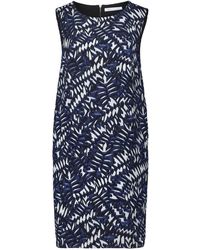 BETTY&CO - Sommerkleid Kleid Kurz ohne Arm, Cream/Dark Blue - Lyst