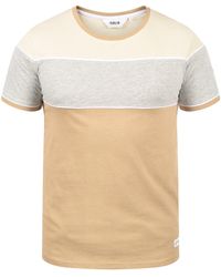 Solid - Rundhalsshirt SDCody T-Shirt in Colorblocking-Optik - Lyst