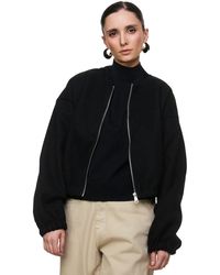 Worldclassca - Bomberjacke mit Zip Trench Jacke Übergangsjacke Blouson - Lyst