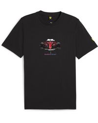 PUMA - Scuderia Ferrari Race Motorsport T-Shirt mit Grafik - Lyst