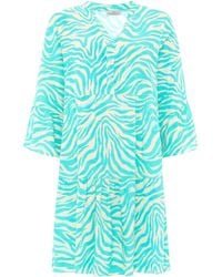 Zwillingsherz - Sommerkleid Kleid Zebra in blau, grün oder pink - Lyst