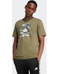adidas - Shirt M C CAMO BOX T - Lyst