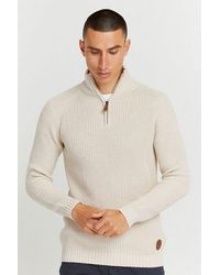 Solid - Troyer Sdxenox Strickpulli Mit Stehkragen - Lyst
