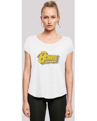 F4NT4STIC - T-Shirt David Bowie Moonlight 90s Logo Print - Lyst