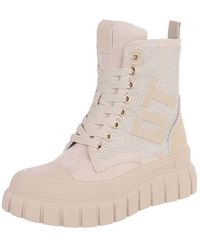 Ital-Design - Damen Schnürboot Mit Plateausohle Und Chunky-Look Sneakerboots (92497622) Keilabsatz/Wedge Sneakers High - Lyst