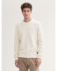 Tom Tailor - Strickpullover mit Struktur - Lyst