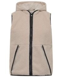 Cecil - Steppweste Teddy Vest Teddy Vanilla - Lyst