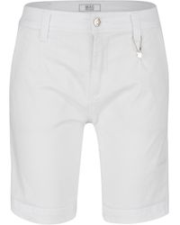 M·a·c - Stretch-Jeans RICH CARGO SHORTY white 2380-01-0430 010 - Lyst