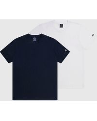 Champion - T-Shirt Basic 2pack Crew-Neck (Packung, -tlg., 2) - Lyst