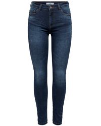 Jacqueline De Yong - Skinny Fit Jeans Stretch Hose JDYNEWNIKKI Röhrenjeans (1-tlg) 3638 in Blau - Lyst