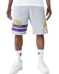 KTZ - Shorts French Terry NBA Los Angeles Lakers - Lyst