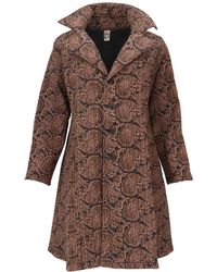 Guru-Shop - Langjacke Steppjacke, Kurzmantel, Boho Steppmantel -.. alternative Bekleidung - Lyst