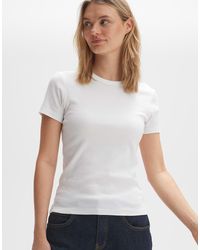 Opus - T-Shirt Samuna Schmal Baumwolle - Lyst
