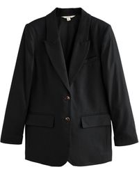 Next - Jackenblazer Tailored Fit Blazer mit Leinen (1-tlg) - Lyst