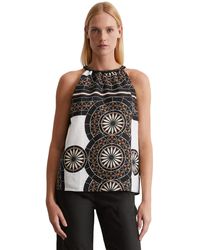 Marc O' Polo - Blusentop mit Allover-Print - Lyst
