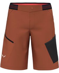 Salewa - Trekkingshorts PEDROC 3 DST M CARGO SHORTS BOMBAY BROWN/0910 - Lyst