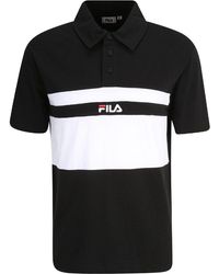 Fila - Poloshirt Leshan Blocked Polo Shirt - Lyst