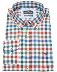 Fynch-Hatton - Karohemd Button-Down-Kragen - Lyst