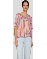 Rabe - Rundhalsshirt mit grafischem Muster - Lyst