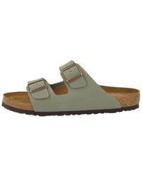 Birkenstock - Arizona Birko-Flor Nubuk Normal Erwachsene Sandale Sandaletten, Sommerschuhe, Badeschuhe, Riemchen, Schlappen - Lyst
