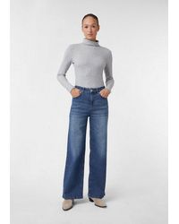 Comma, - Weite Jeans Jeans-Hose Elastische Jeans Mit Wide Leg - Lyst