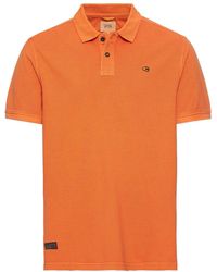 Camel Active - T-Shirt Polo 1/2Arm, Orange - Lyst