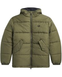 Fred Perry - Kurzjacke Jacken, Short Quilted Parka - Lyst