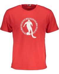 Bikkembergs - Stylisches Kurzarm T-Shirt in Rot mit - Lyst