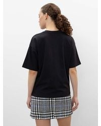 Herrlicher - Shirt Stinella Jersey Carbon Brushed "" Print, 100% Baumwolle - Lyst