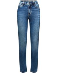 Esprit - Slim-fit- Schmal geschnittene Retro-Jeans mit hohem Bund - Lyst