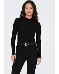 Jdy - Langarmshirt FRANSISKA L/S HIGHNECK TOP JRS NOOS - Lyst