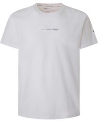 Pepe Jeans - T-Shirt Baumwolle DAVID TEE (Packung, 1er Pack) - Lyst