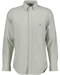 GANT - Langarmhemd 3000200 Hemd Oxford Shirt mit Button-Down Kragen aus Baumwolle - Lyst