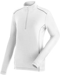 Maier Sports - Fleecepullover Jenna Rec Midlayer, elastisches und pflegeleichtes Half-Zip Fleece - Lyst