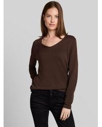 Tom Tailor - Strickpullover Pullover & Strickjacken Strickpullover Mit V-Ausschnitt - Lyst