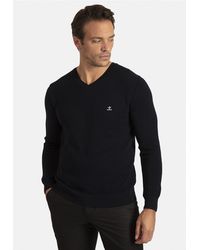 Sir Raymond Tailor - Pullover Liva mit elegantem V-Ausschnitt - Lyst