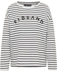 Elbsand - Sweatshirt Ulima weiter Ausschnitt, überschnittene Schulter, locker geschnitten - Lyst