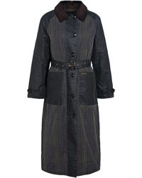 Barbour - Funktionsmantel Wachs-Trenchcoat Everley - Lyst